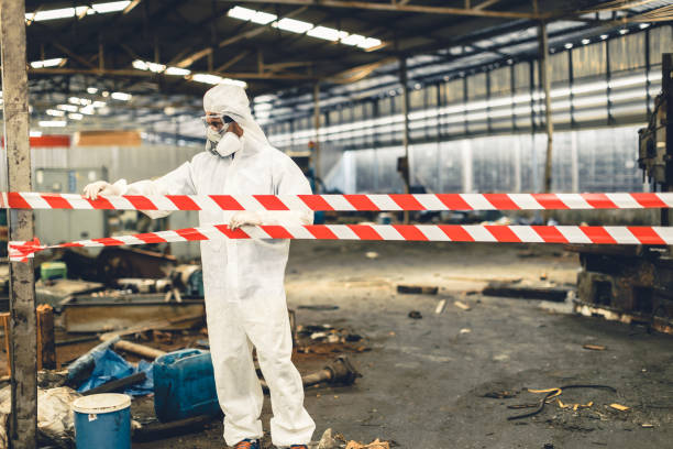 Professional Drug Lab Cleanup technician working in Christiansburg, OH